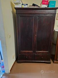 Camera da letto antica: Armadio, comò e 2 comodini