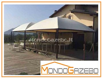 Gazebo 4x6 SUN PLUVIO Omologato e certificato 6x4