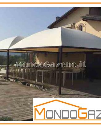 Gazebo 4x6 SUN PLUVIO Omologato e certificato 6x4