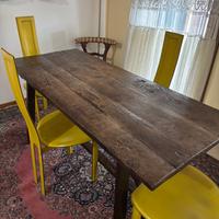 Tavolo fratino noce antico