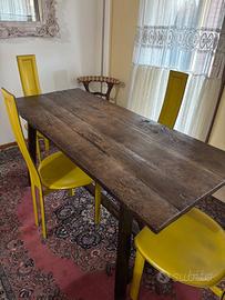 Tavolo fratino noce antico