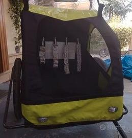 Rimorchio bici porta bimbi