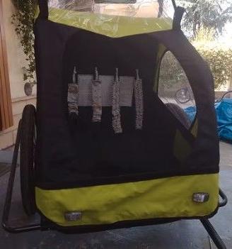 Rimorchio bici porta bimbi