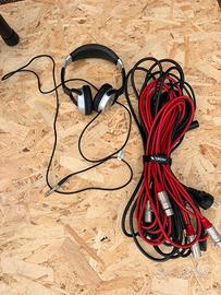 Lotto Cavi+ Cuffie Numark HF125