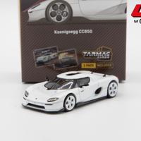 Tarmac Koenigsegg CC 850 White 1:64