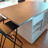 ISOLA IKEA BIANCA TOP GRIGIO