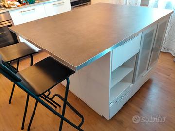 ISOLA IKEA BIANCA TOP GRIGIO