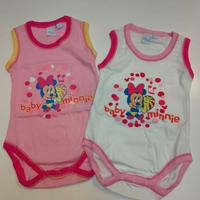 2 Body 3 mesi spalla larga Disney in cotone