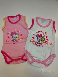 2 Body 3 mesi spalla larga Disney in cotone