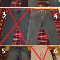 4 paia di jeans di marca