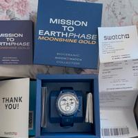 Swatch x Omega MoonSwatch Snoopy Moonshine Gold