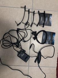 Alimentatore pedali + duplicatore 4 uscite + cavi