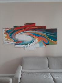 Canvas  5 pezzi  200 x 100
