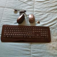 tastiera e mouse wireless 