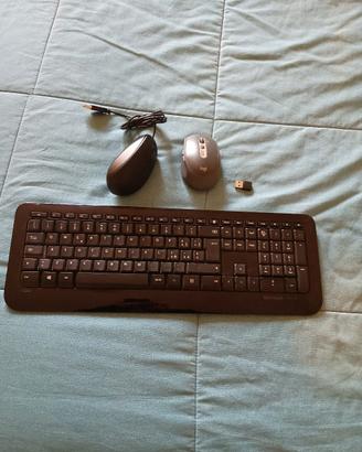 tastiera e mouse wireless 