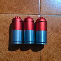 Set 3 gr.anate a Gas da 70/80bb SHS 40mm
