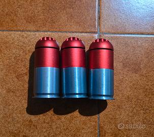 Set 3 gr.anate a Gas da 70/80bb SHS 40mm