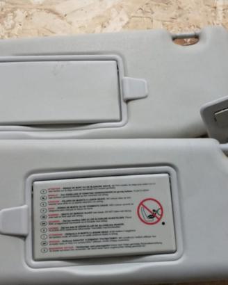 Coppia di tendine parasole per Peugeot 208