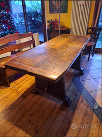 Tavolo Fratino fatto a mano 190x75 cm