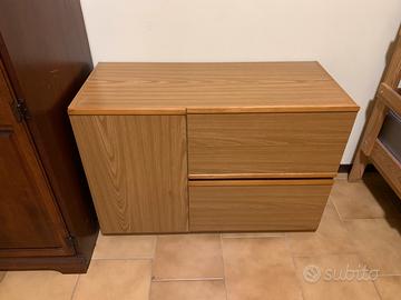 Mobile mobiletto cassettiera 4 cassetti 100x70x45