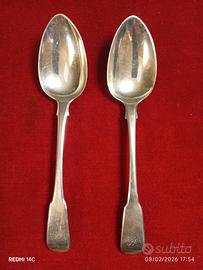 ARGENTO 925 CUCCHIAI INGLESI ANTICHI