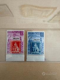Francobolli Trieste A centenario Toscana 1951