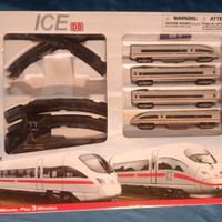 TRENO ICE 3 DB CON BINARI SET COMPLETO SCALA N