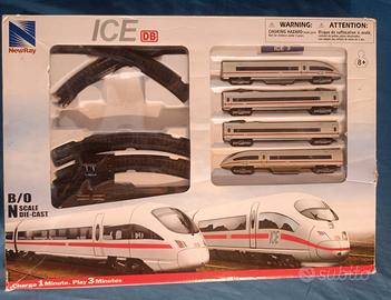 TRENO ICE 3 DB CON BINARI SET COMPLETO SCALA N