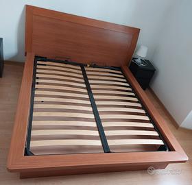 letto matrimoniale in legno 