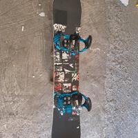 Ride Agenda 152 Snowboard + Attacchi Ride LX Tg. L