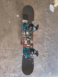 Ride Agenda 152 Snowboard + Attacchi Ride LX Tg. L