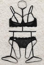 Lingerie sexy set 3 pezzi NUOVO MAI INDOSSATO