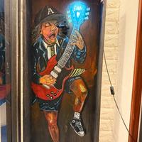 Gibson diavoletto case artigianale dipinta a mano