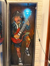 Gibson diavoletto case artigianale dipinta a mano