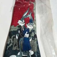CRAVATTA BUGS BUNNY VINTAGE SETA  NUOVA 