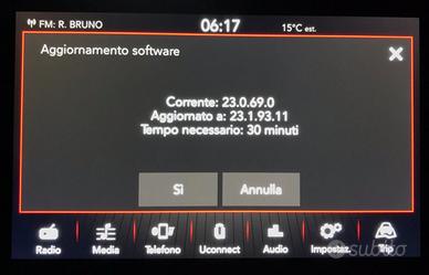 AGGIORNAMENTO firmware Uconnect Fiat TIPO NEW 2024