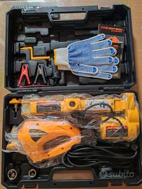 Cric e svita bulloni gomme elettrici per auto.