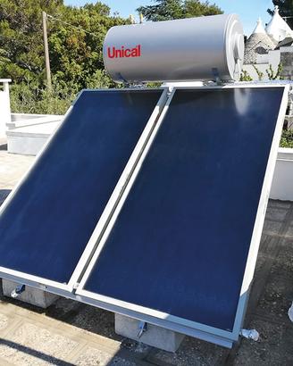 Pannelli solari per acqua calda con accumulo