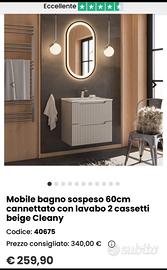 lavandino bagno 60 x 40