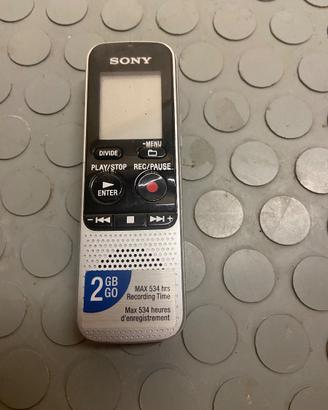 Mini regitratore Sony 2GB