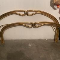 Letto in ottone