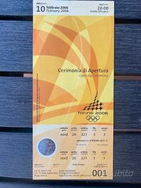 Torino 2006 Biglietto Cerimonia Apertura Olimpiadi