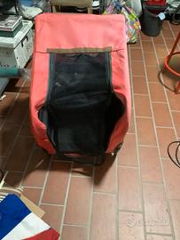 Carrello da bici per amici a 4 zampe