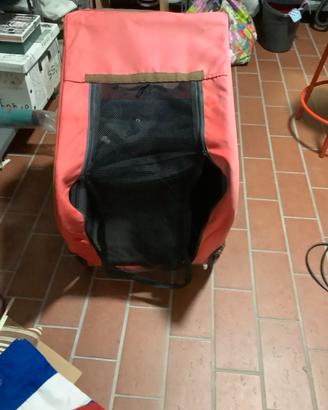 Carrello da bici per amici a 4 zampe