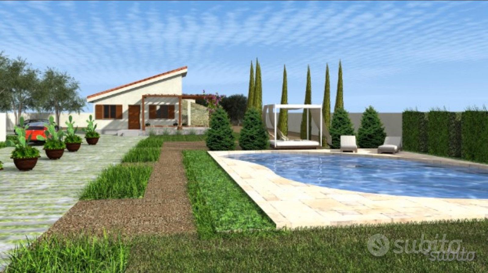Terreno con progetto approvato - Vista 4