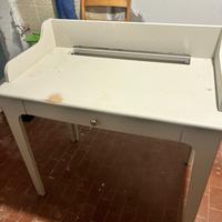 LOMMARP Scrivania, beige chiaro, 90x54 cm