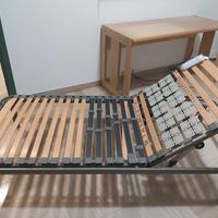 Rete singola orropedica elettrica con telecomando