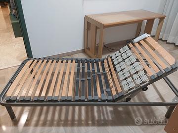 Rete singola orropedica elettrica con telecomando