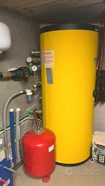 Boiler e collettore solare termico