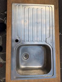 Lavello cucina ARELL inox 85x50 con gocciolatoio